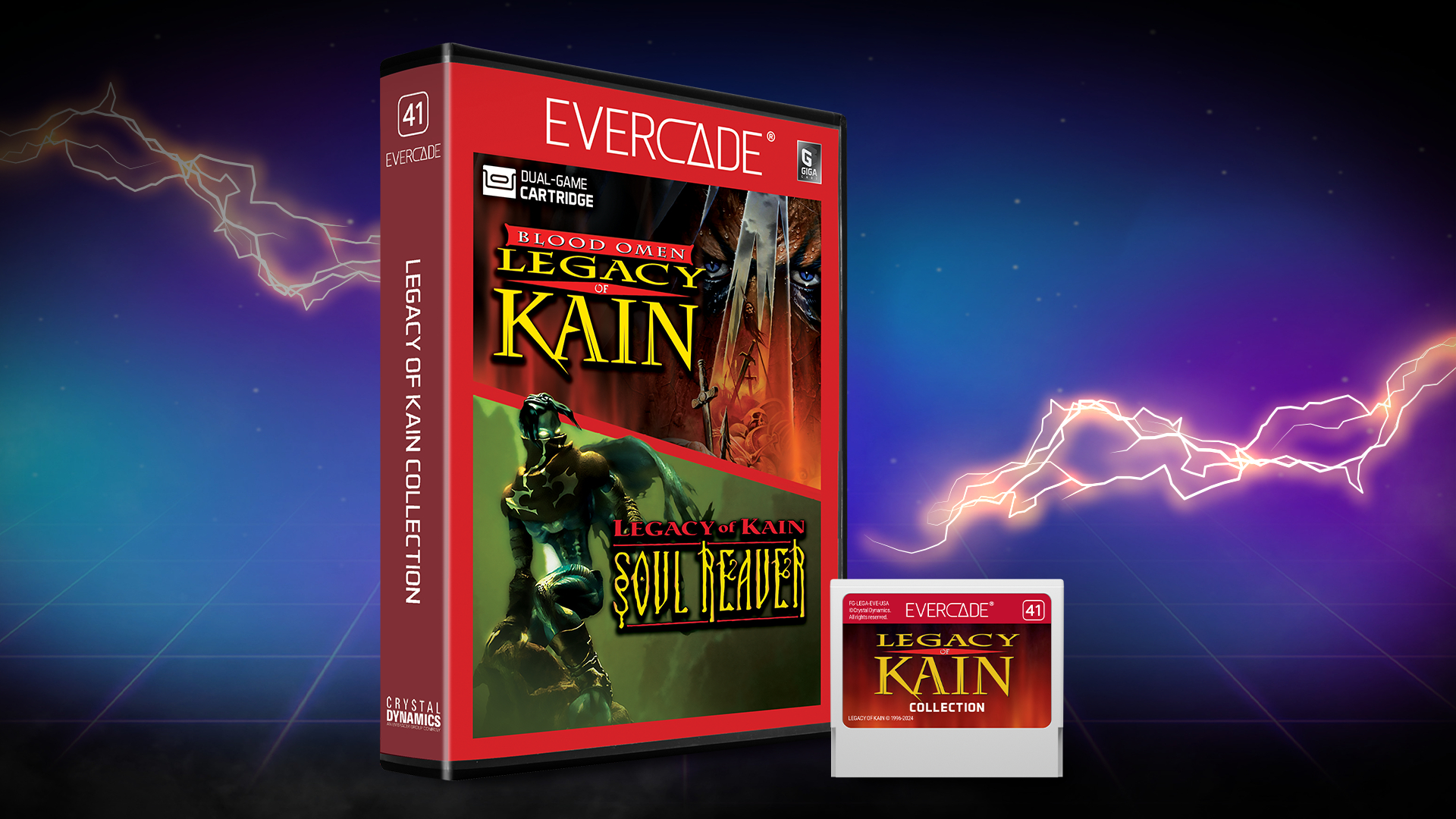 Box art of the Evercade version of the Legacy of Kain collection.